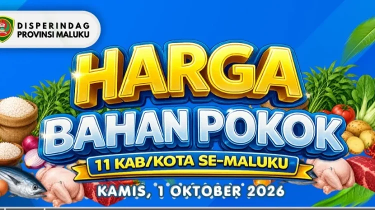 Harga Bahan Pokok Maluku Terpantau Masih Variatif Hari Ini