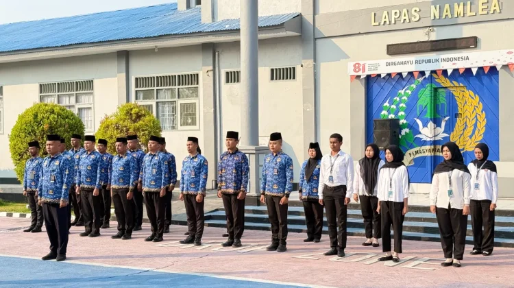 Peringati Hari Kesaktian Pancasila,Jajaran Lapas Namlea Komitmen Junjung Tinggi