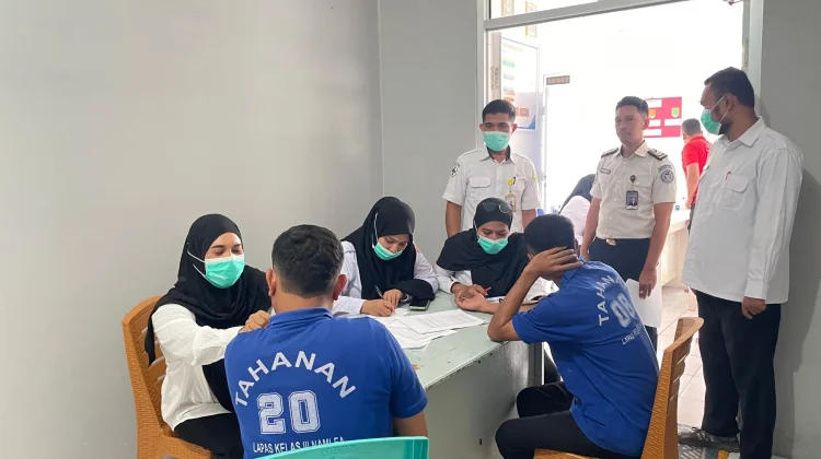 Lapas Namlea-Puskesmas Sawa CKG & Skrining Penyakit Menular