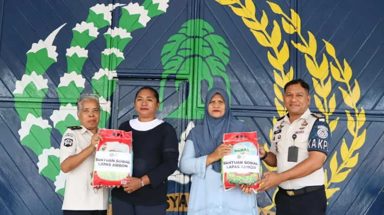 Lapas Ambon Berbagi Kasih: Salurkan Bantuan Sembako untuk Warga