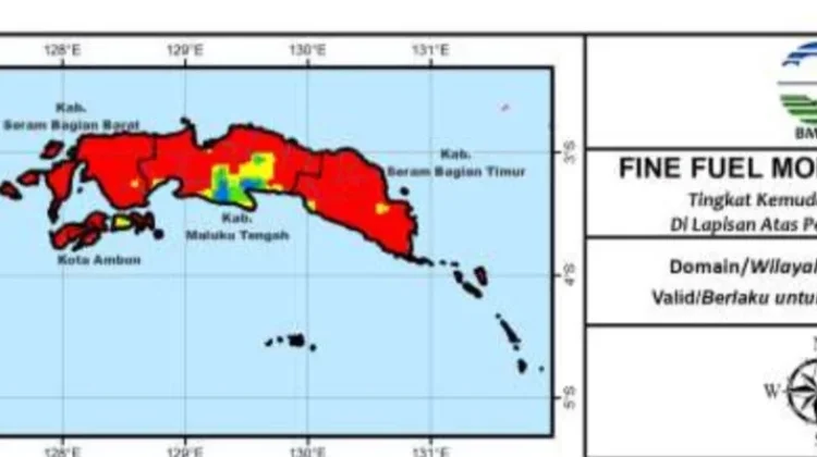 Potensi Karhutla Maluku Berada di Level Waspada