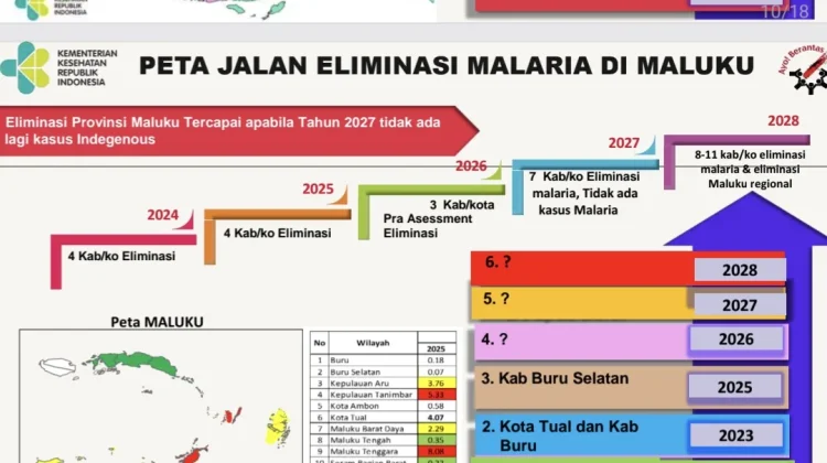 Empat Daerah Sudah Eliminasi, Maluku Targetkan Bebas Kasus Lokal pada 2028