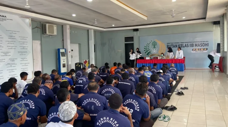 Rutan Masohi Gelar Penyuluhan Kesehatan Gigi dan Pencegahan Penyakit Menular
