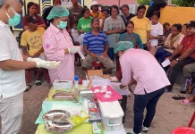 Pemprov Maluku Gelar Baksos Kesehatan, Ratusan Warga Aboru Terlayani