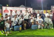 Tridente FC Sabet Juara Turnamen Mini Soccer Ambon