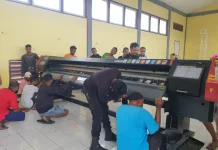 Lapas Tual Hadirkan Mesin Cetak, Berdayakan Warga Binaan
