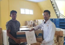 Lapas Namlea Terima Bantuan Obat dan BMHP dari Dinkes Buru