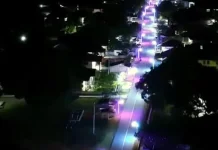 Lampu Hias di Sepanjang Jalan Parangsana Semarakkan Ramadan