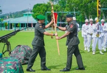 Pangdam XV/Pattimura Pimpin Sertijab Danyonif 733/Masariku