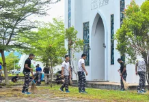 Satgas Trisila-26 Perkuat Kemanunggalan lewat Karya Bakti