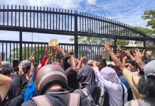 Pemuda Rakyat Maluku Demo Polda Maluku, Teriak Polri Pembunuh
