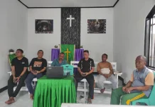 Warga Binaan Lapas Wahai Ibadah Virtual Pekan Prapaska I