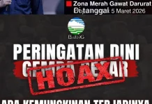 BMKG Tegaskan Peringatan Gempa 5 Maret Hoax