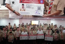 Pramuka Kota Ambon Go Digital lewat Aplikasi Kwarnas