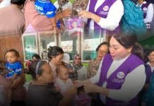 Lisa Wattimena Pastikan Enam Layanan Dasar Posyandu Mawar