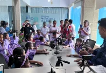 Siswa TK Bethel Oma Kunjungi Programa2 RRI Ambon