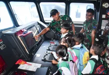 Kodaeral IX Terima Kunjungan Edukasi Maritim Siswa TK Kartika