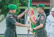 Pangdam XV/Pattimura Pimpin Alih Tongkat Komando Danrindam