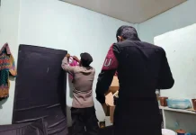 Lapas Wahai dan Polsek Sinergi Sterilkan Kamar Hunian