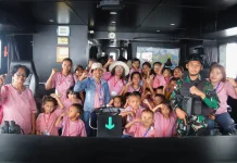 Kodaeral IX Kenalkan Alutsista kepada Ratusan Siswa di Ambon