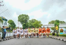 Kodaeral IX Fasilitasi Tes Samapta Puluhan Casis TNI