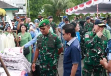 Kodam XV/Pattimura Gelar Bazar Ramadan dan Bagikan Sembako di Ambon