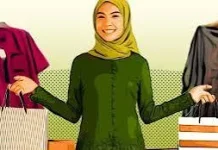 Tradisi membeli baju lebaran menjelang Idul Fitri