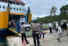 Polisi Perketat Pengamanan Aktivitas Mudik di Pelabuhan Hunimua