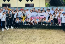 PHBG Sektor III Jemaat GPM Bethel Awali Pra Paskah: Jalan Santai dan Senam Sehat