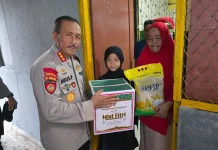 Aksi Sosial Polda Maluku Sentuh Anak Yatim