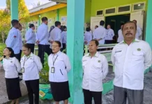 ASN Kemenag Kepulauan Aru Apel Perdana Pasca Lebaran
