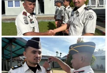 Lapas Dobo Laksanakan Penyematan Tanda Kenaikan Pangkat