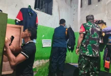 Razia Gabungan Lapas Wahai-Koramil Tingkatkan Keamanan