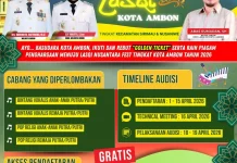 Wadah Talenta Muda, LASQI Ambon Gelar Audisi Religi