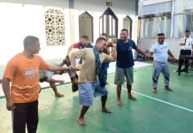 Semarak HBP ke-62 di Lapas Wahai,Tawa dan Kekompakan Warnai Lomba Estafet Sarung