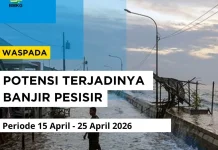 BMKG Ingatkan Potensi Banjir Rob Pesisir Maluku