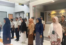 Semangat Hari Kartini, Jajaran Lapas Namlea Tampil dengan Nuansa Kebaya