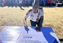 Ikrar Zero Halinar, Komitmen Lapas Dobo Ciptakan Lingkungan Bersih Halinar