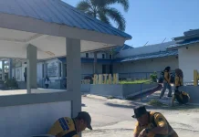 Aksi Bersih Lingkungan Rutan Masohi Sambut Hari Bakti Pemasyarakatan
