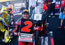 Pembalap Marciano Risakota Unjuk Skill di Mandalika Racing Series