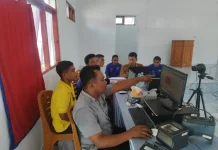Lapas Namlea Gandeng Disdukcapil Buru Lakukan Perekaman e-KTP Warga Binaan