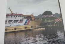 KM Sabuk Nusantara 106 Tabrak Penginapan Warga Banda Naira