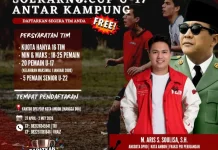 Soekarno Cup Ambon Dibuka, Kuota Terbatas, Buruan Daftar