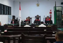 Dua Terdakwa Kasus Dana Hibah Gereja Meyano Bab Divonis 1 Tahun Penjara