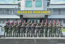 Dankodaeral IX Lepas Puluhan Prajurit Marinir Bertugas di Bumi Cendrawasih