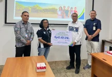BRI Ambon Bersama AgenBRILink dan BPJS Ketenagakerjaan Gelar Sosialisasi