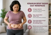 Berat Badan Naik saat Menopause Bisa Dikendalikan