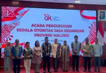 Hadiri Pengukuhan Kepala OJK Maluku, Wabup Malteng Dorong Akses Keuangan UMKM