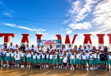 Semangat Kebersamaan Warnai Senam Fast Start di Pantai Wainitu
