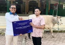 PNM Tebar Syukur, Salurkan Hewan Kurban ke Warga Desa